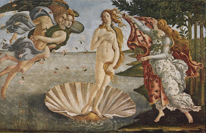 Nacimiento de Venus por Sandro Botticelli